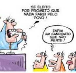 Promessas de candidatos durante campanha eleitoral