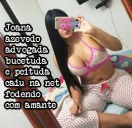 Joana azevedo advogada puta caiu na net fodendo com amante