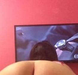 Fazendo uma putaria durante a tela quente