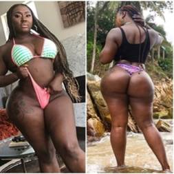 Gabby Doll Mulata dona de uma bunda digna dos deuses