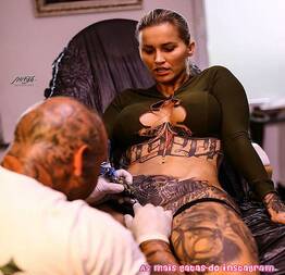 Tatuagens perfeitas, em mulheres lindas e gostosas.