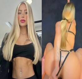 Mc Bragança nua dando de quatro e com calcinha pro lado
